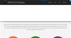 Desktop Screenshot of blackdotdesigns.com
